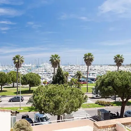 公寓 Modern W/balcony/port Views/nr Old Town 昂蒂布